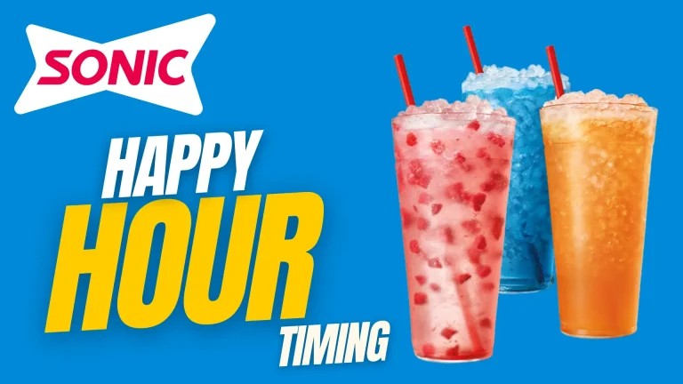 Sonic Happy Hour Time