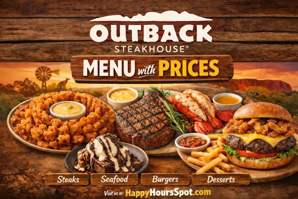Outback Steakhouse Menu