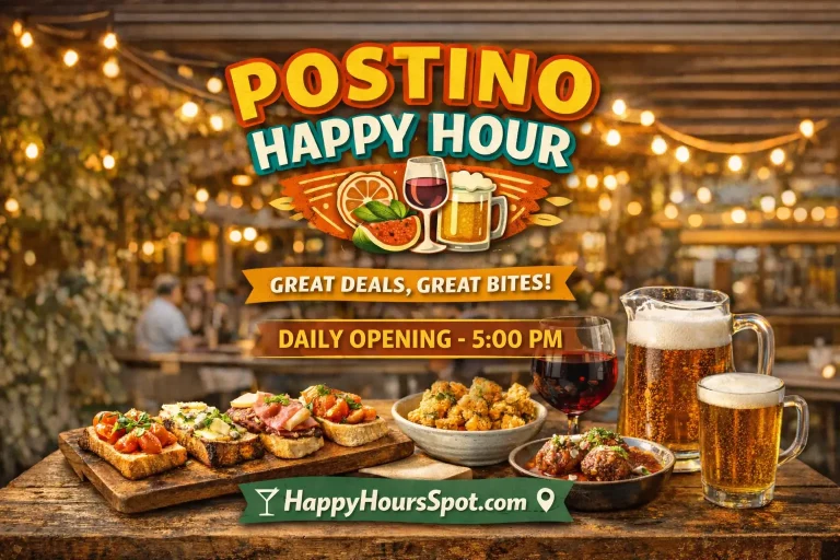 Postino Happy Hour