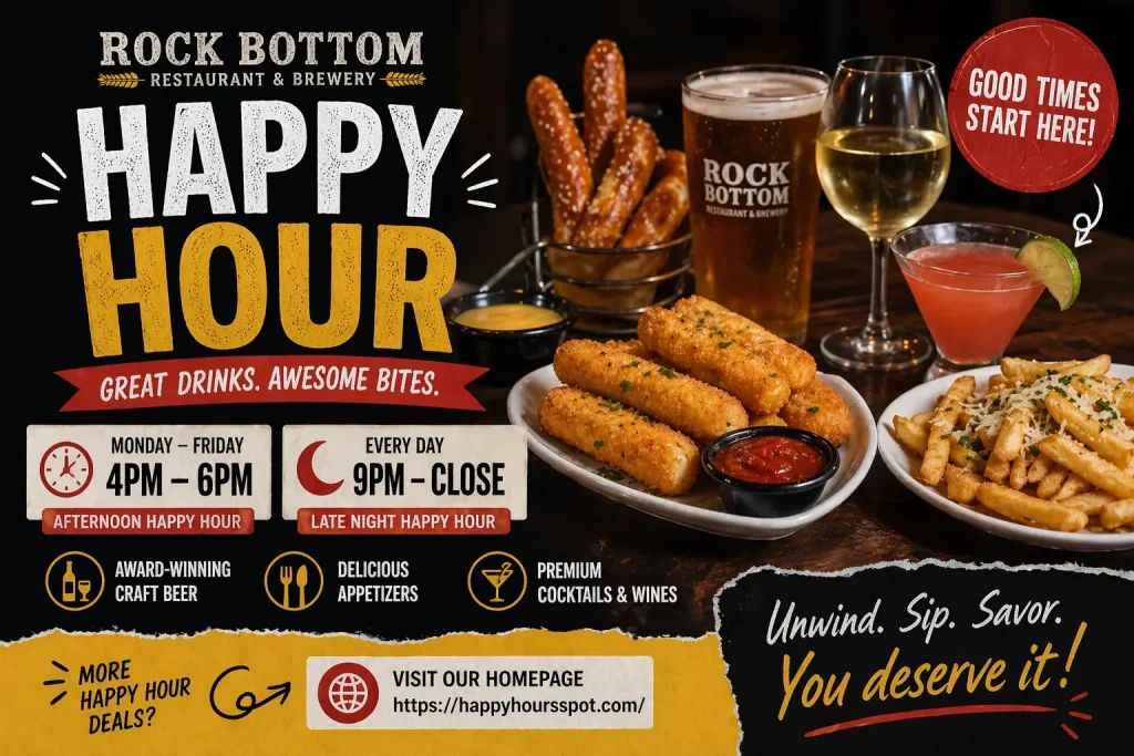 Rock Bottom Happy Hour